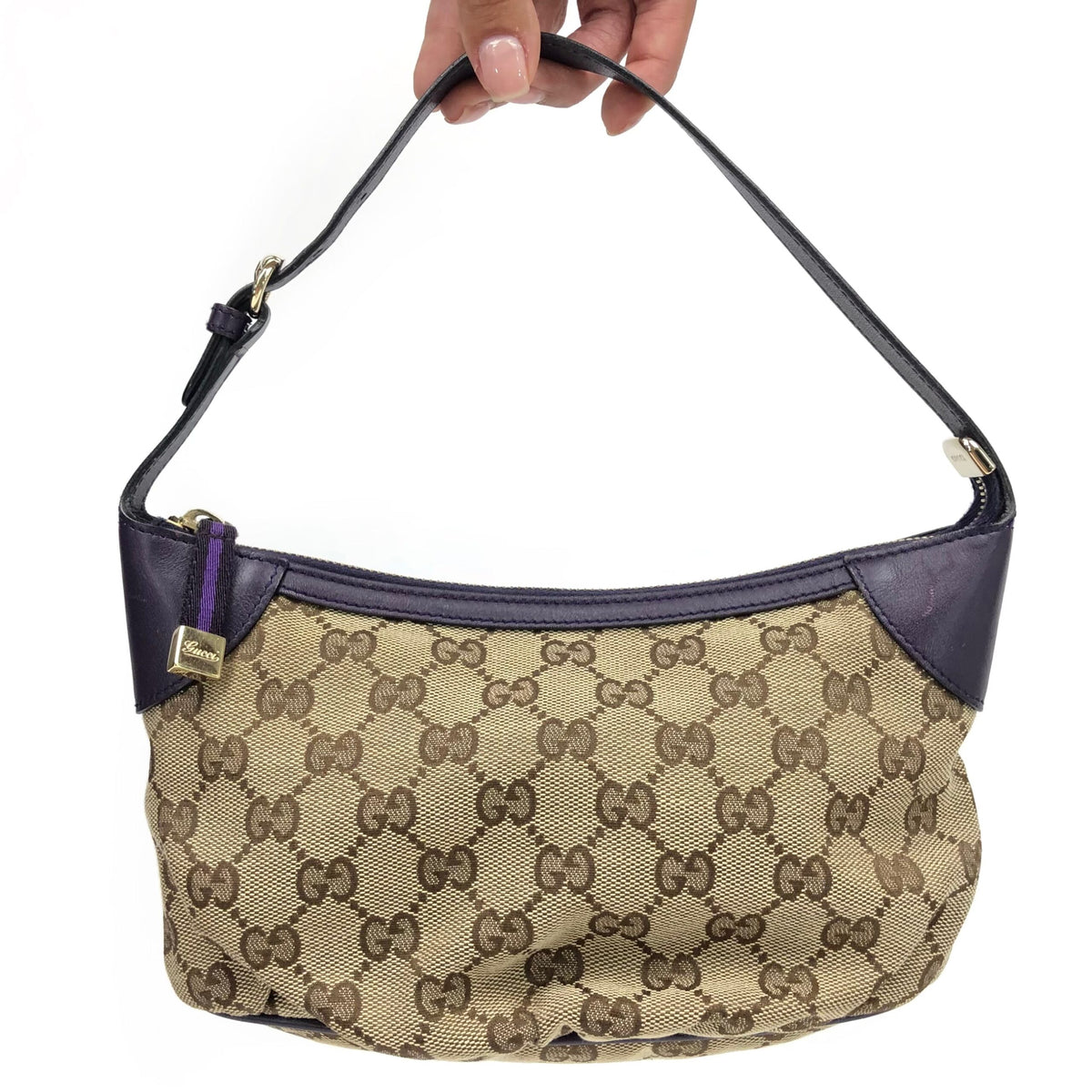 GUCCI MONOGRAM SHOULDER BAG