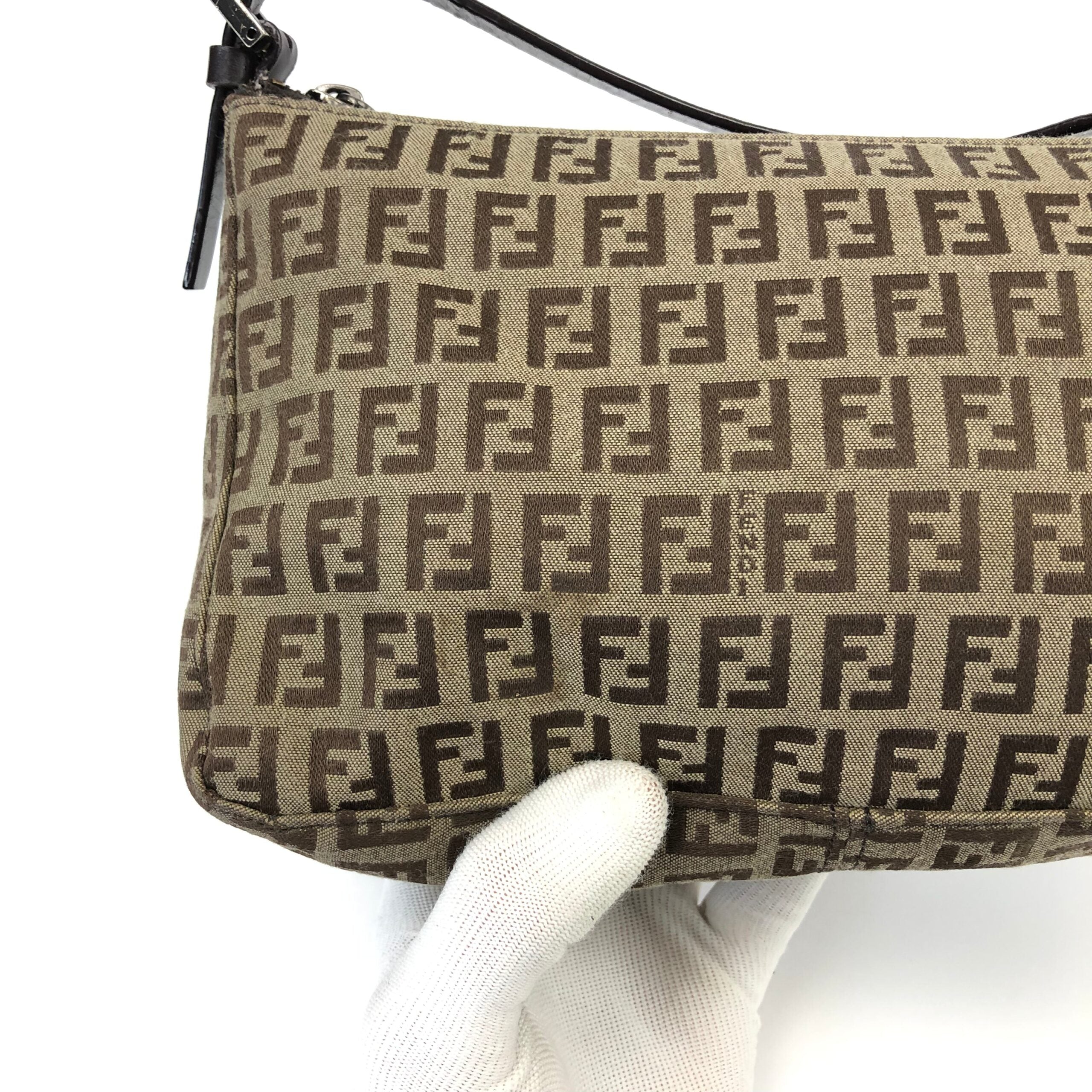 FENDI ZUCCA SHOULDER BAG