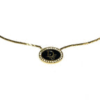 CHRISTIAN DIOR MONOGRAM NECKLACE