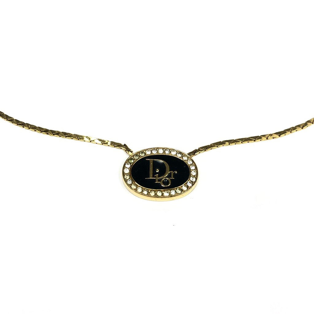 CHRISTIAN DIOR MONOGRAM NECKLACE