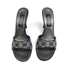 GUCCI MONOGRAM HEELS -  UK 3 / US 5 / EU 36