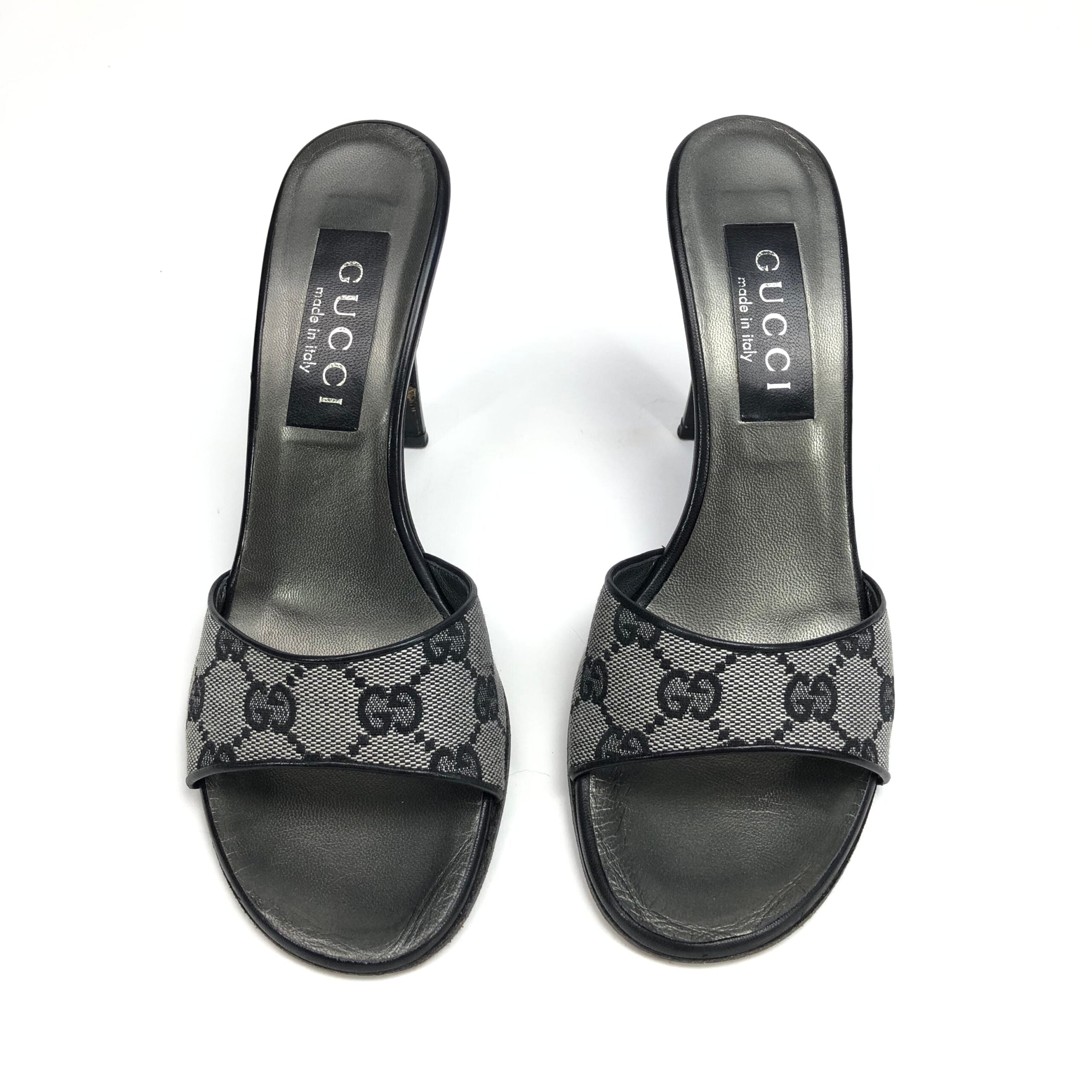 GUCCI MONOGRAM HEELS -  UK 3 / US 5 / EU 36