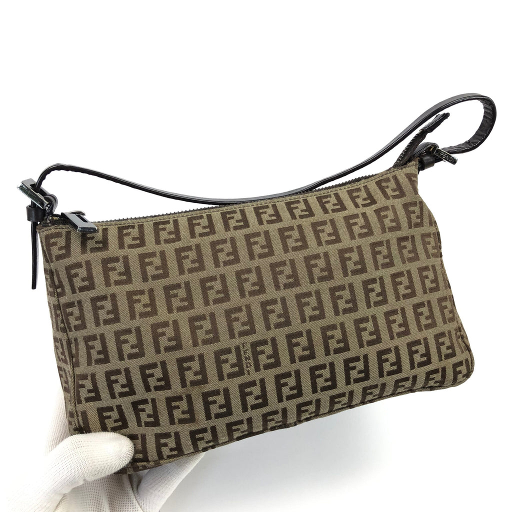 FENDI ZUCCA SHOULDER BAG