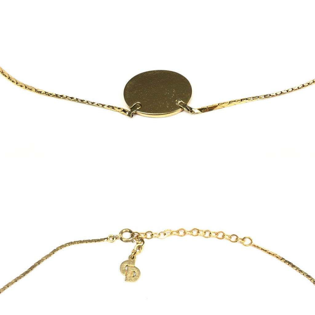 CHRISTIAN DIOR MONOGRAM NECKLACE