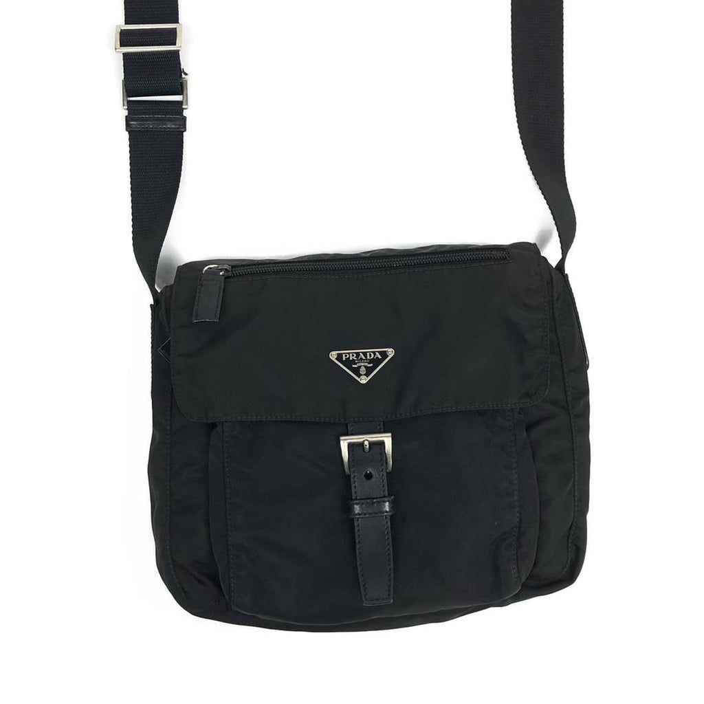 PRADA NYLON BUCKLE CROSSBODY BAG