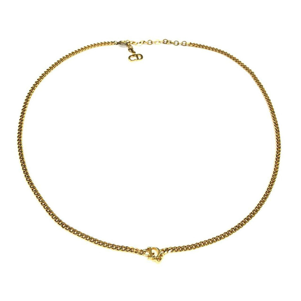 CHRISTIAN DIOR MONOGRAM NECKLACE