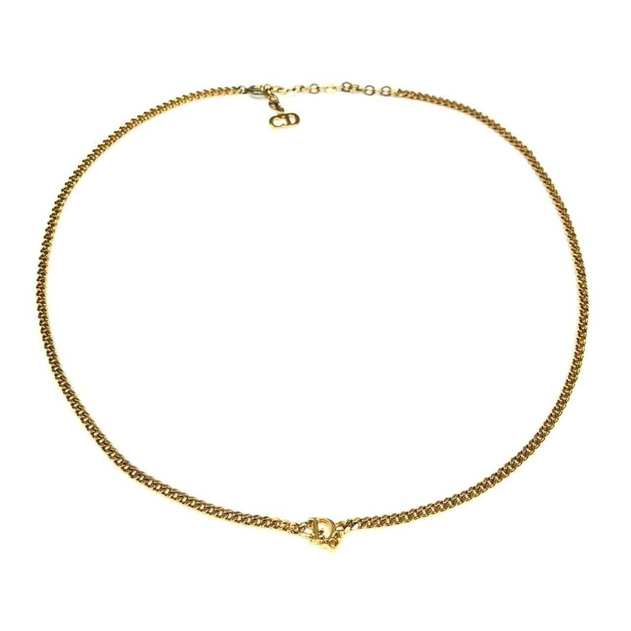 CHRISTIAN DIOR MONOGRAM NECKLACE