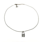 CHRISTIAN DIOR PADLOCK NECKLACE