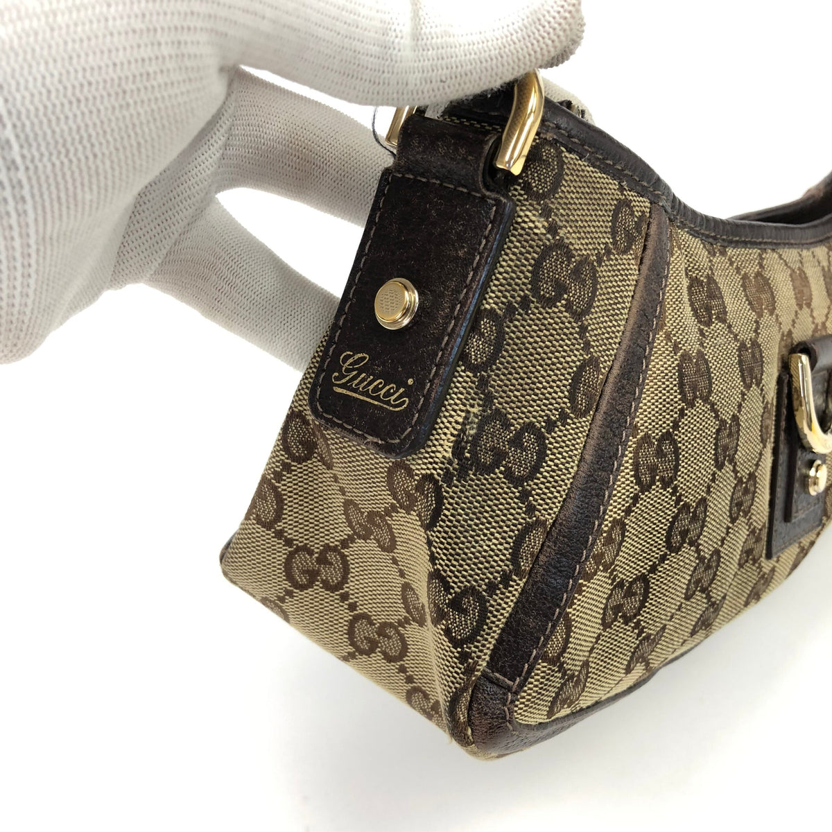 GUCCI MONOGRAM SHOULDER BAG