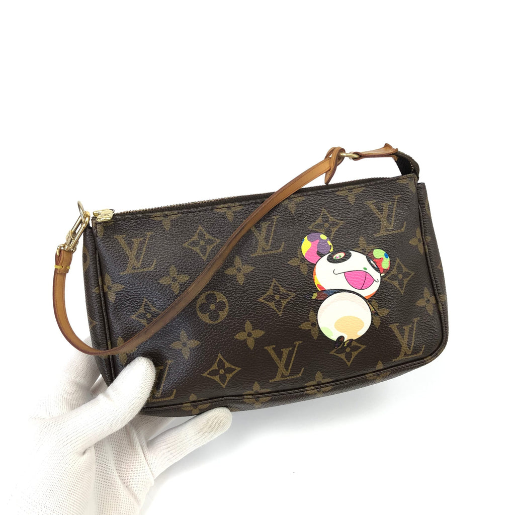 LOUIS VUITTON TAKASHI MURAKAMI PANDA POCHETTE BAG