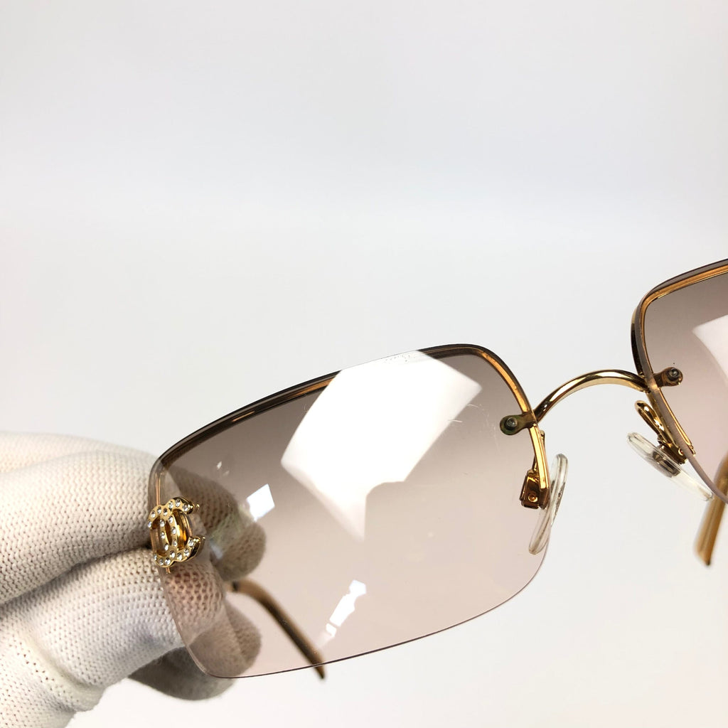 CHANEL RIMLESS SUNGLASSES