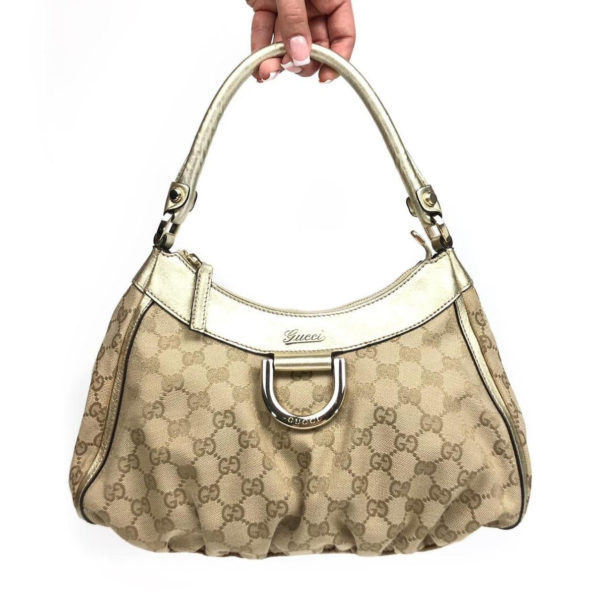 GUCCI MONOGRAM SHOULDER BAG