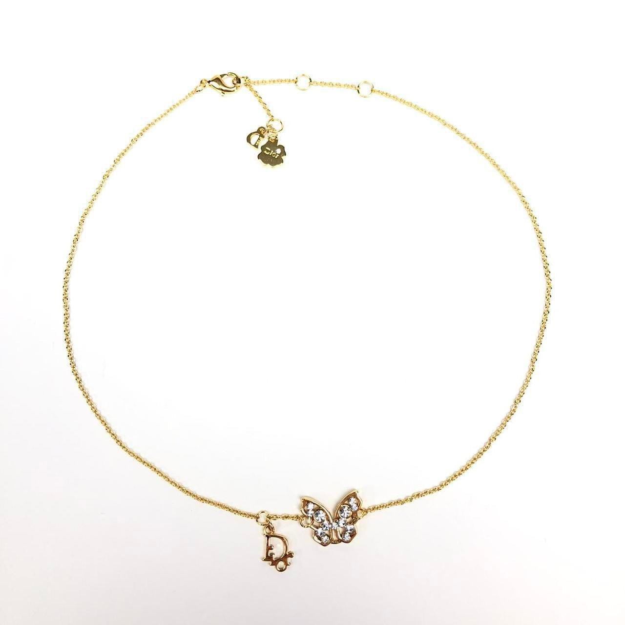 CHRISTIAN DIOR MONOGRAM NECKLACE