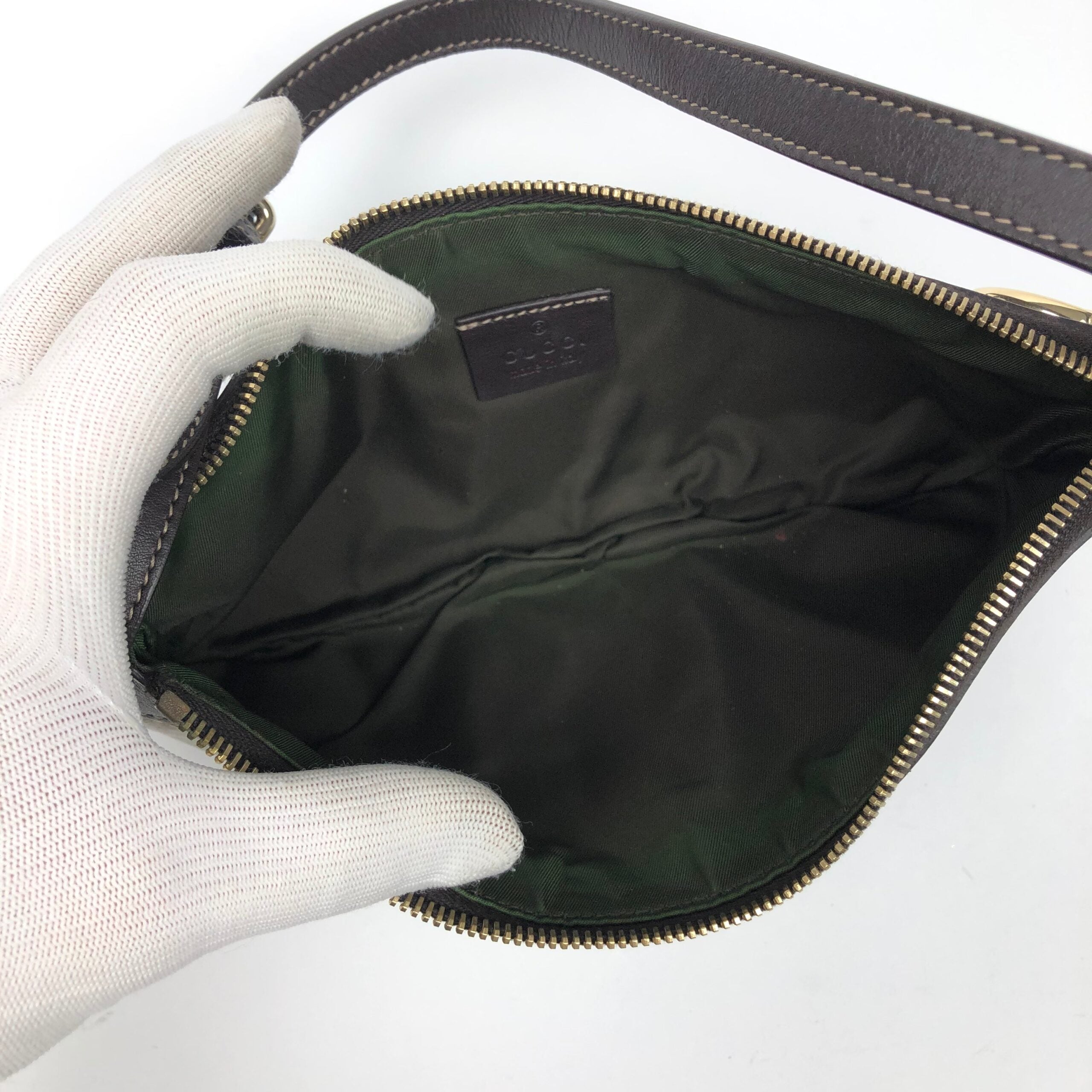 GUCCI MONOGRAM SHOULDER BAG