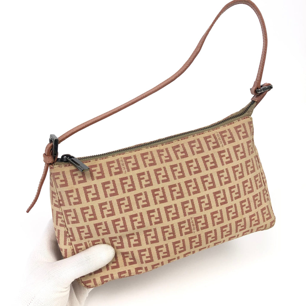 FENDI ZUCCA SHOULDER BAG