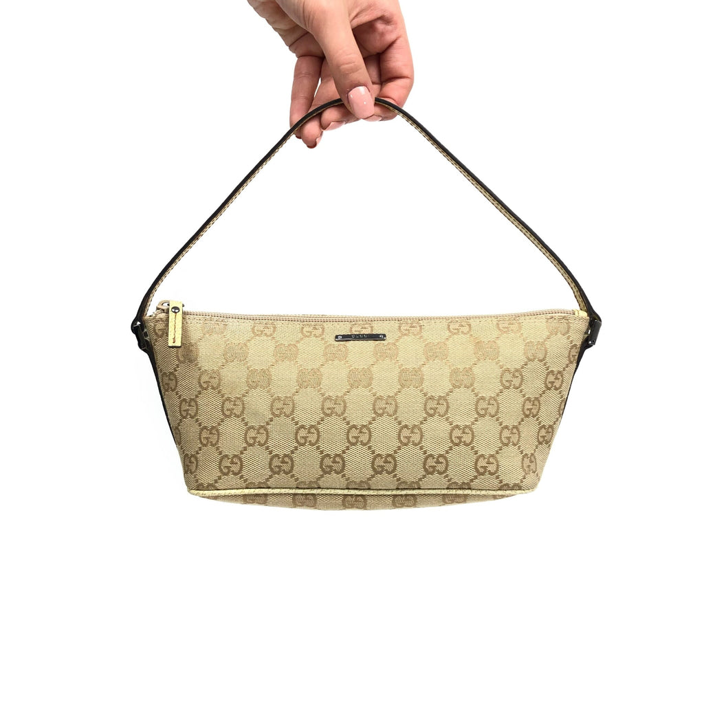 GUCCI MONOGRAM SHOULDER BAG