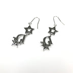 CHRISTIAN DIOR MONOGRAM EARRINGS