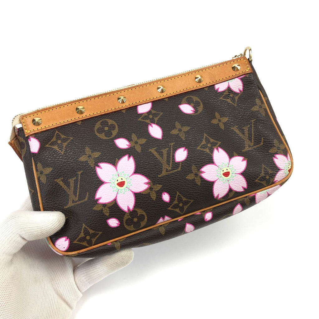 LOUIS VUITTON TAKASHI MURAKAMI FLOWER POCHETTE BAG