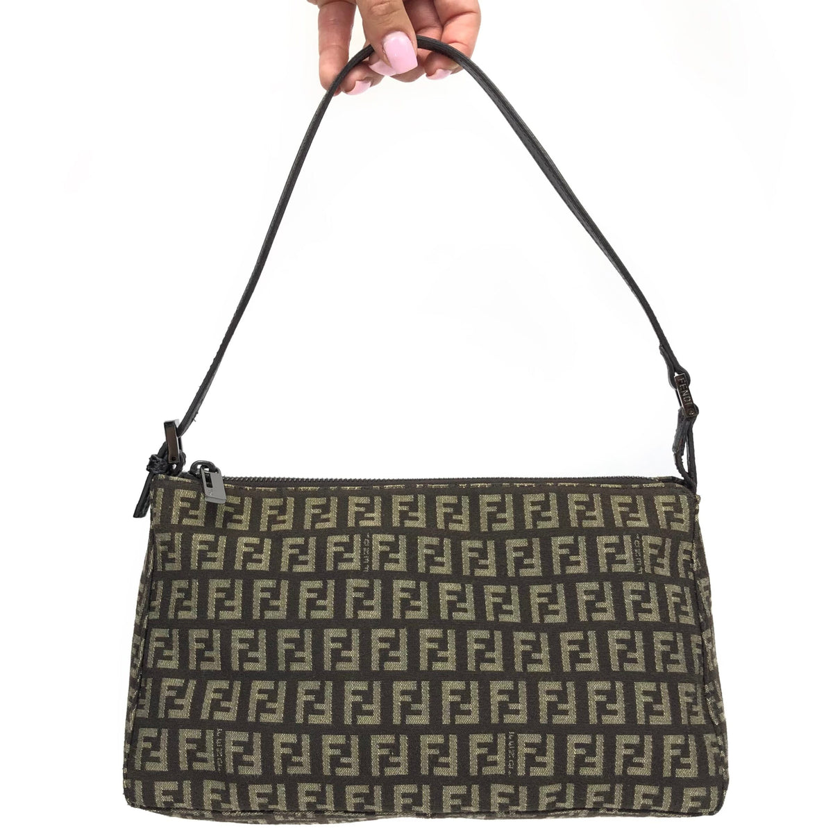 FENDI ZUCCA SHOULDER BAG