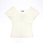 FENDI ZUCCA SHEER TOP