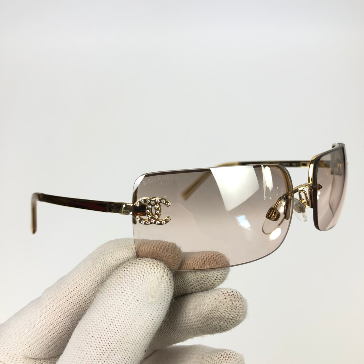 CHANEL RIMLESS SUNGLASSES