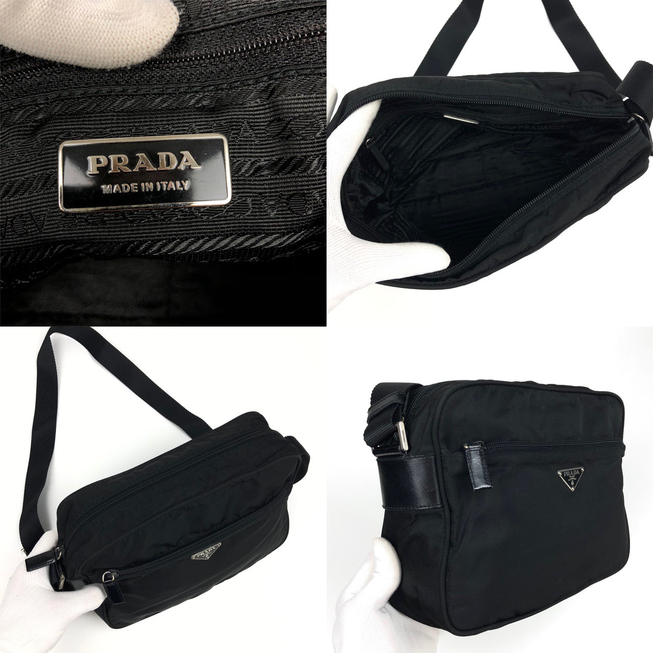 PRADA NYLON CROSSBODY BAG