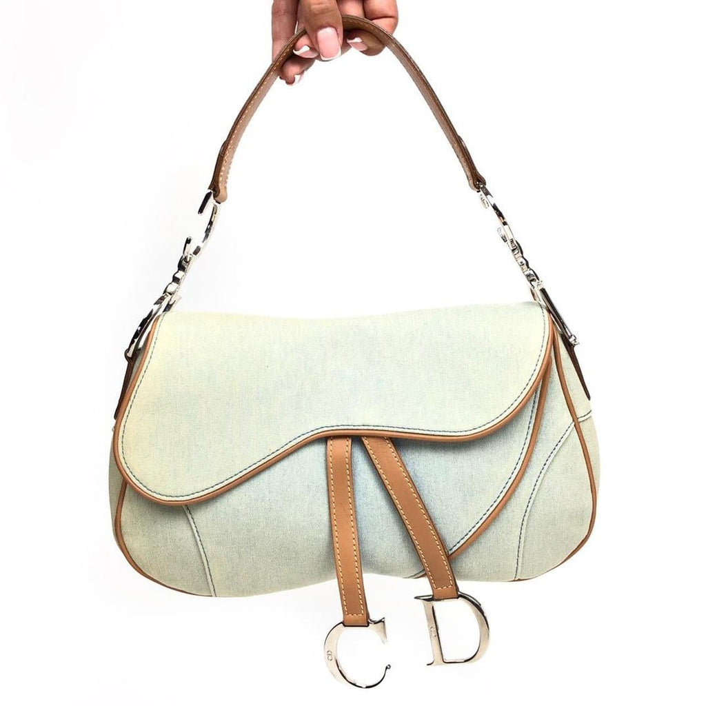 CHRISTIAN DIOR DOUBLE SADDLE BAG