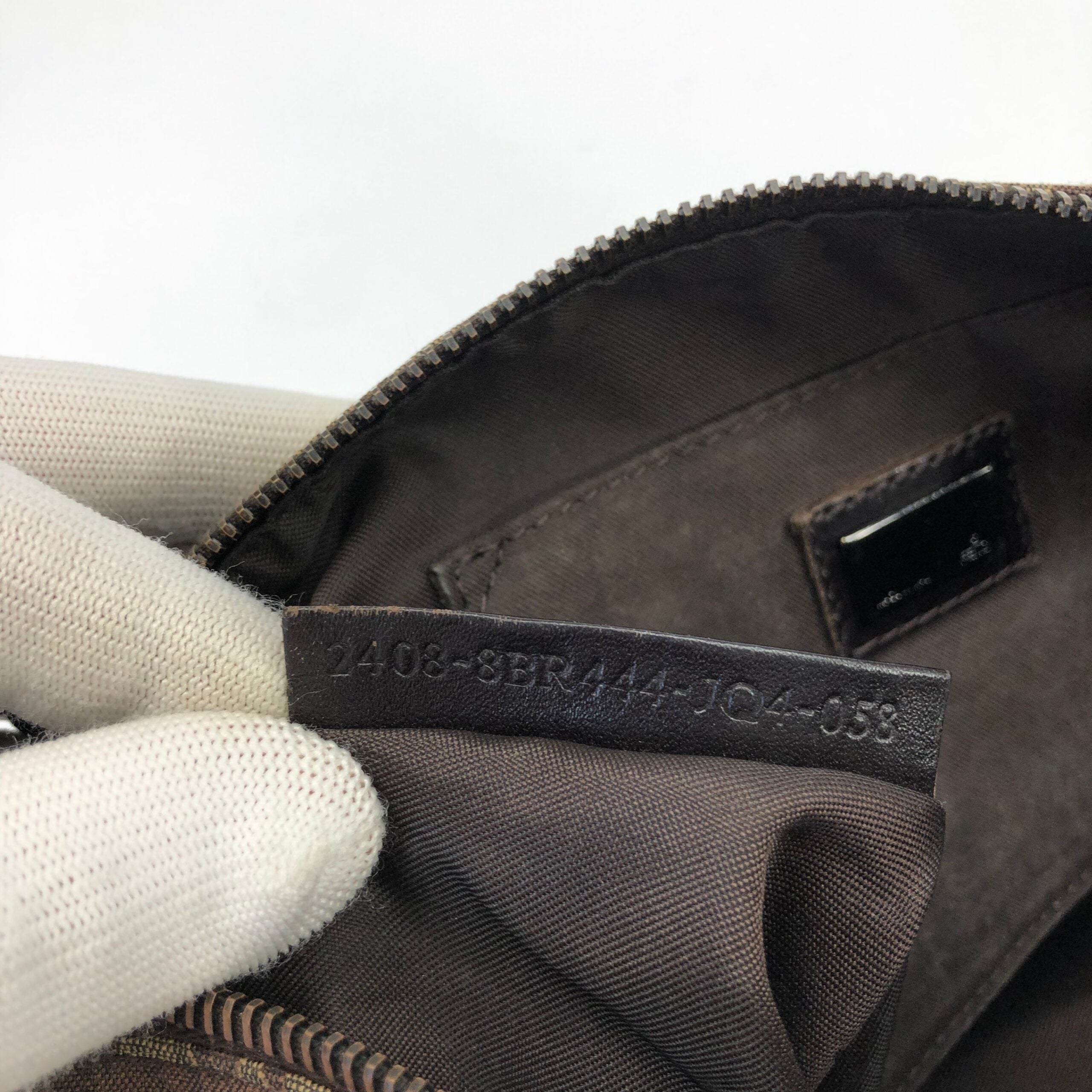 FENDI ZUCCA SHOULDER BAG