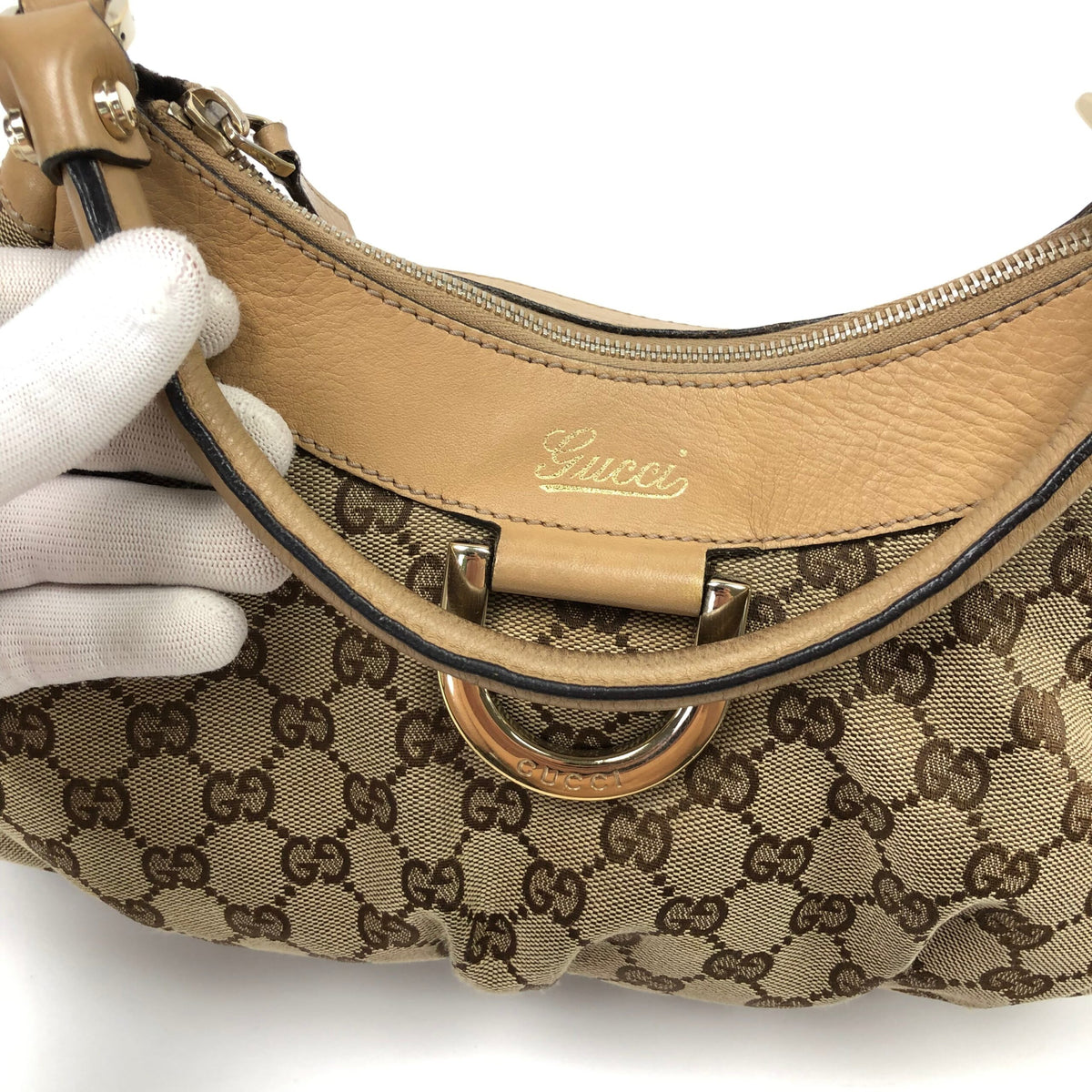GUCCI MONOGRAM ABBEY SHOULDER BAG
