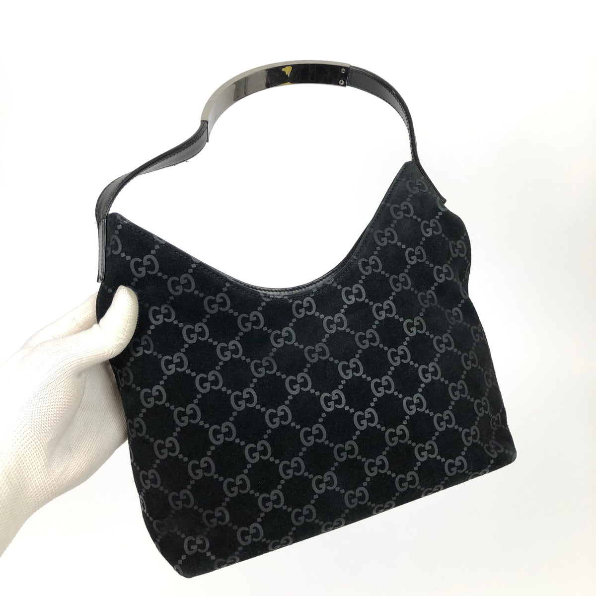 GUCCI MONOGRAM SHOULDER BAG