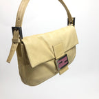 FENDI LEATHER BAGUETTE SHOULDER BAG
