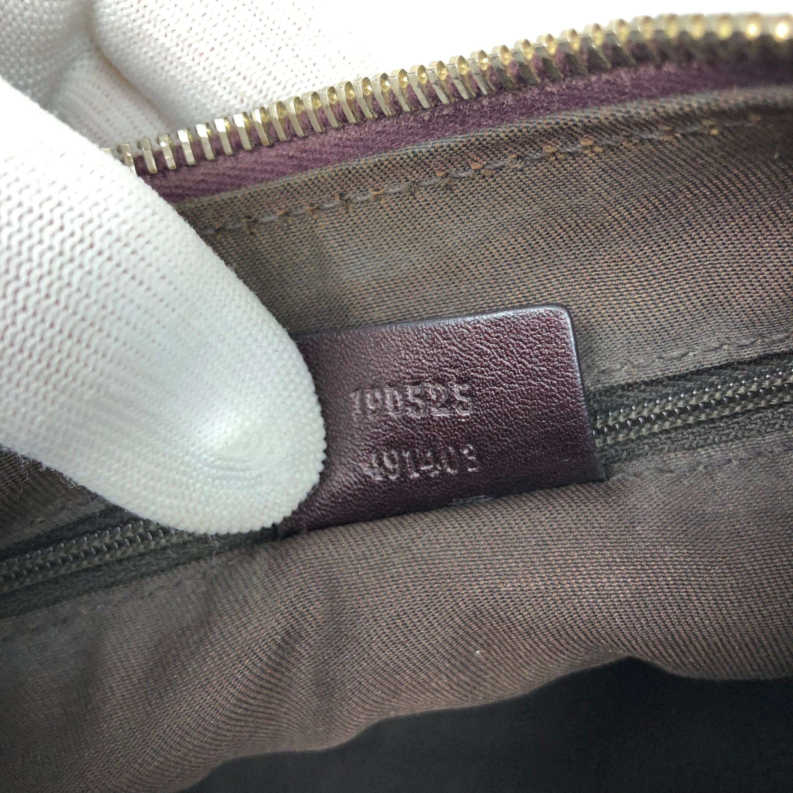 GUCCI MONOGRAM SHOULDER BAG