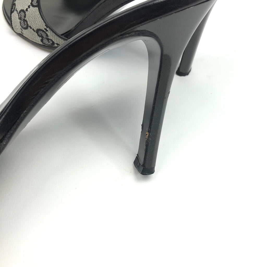 GUCCI MONOGRAM HEELS -  UK 3 / US 5 / EU 36