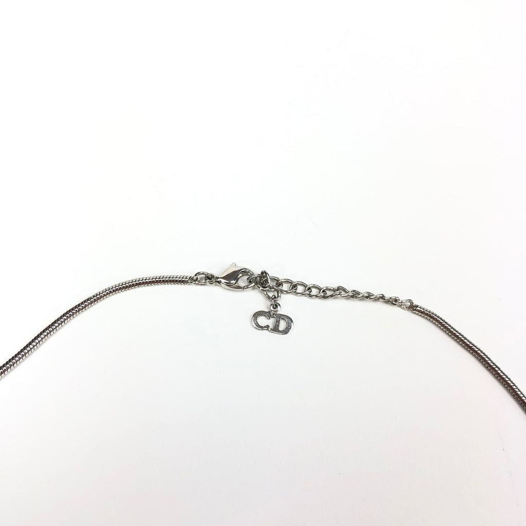 CHRISTIAN DIOR SPELL-OUT NECKLACE