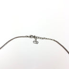 CHRISTIAN DIOR SPELL-OUT NECKLACE