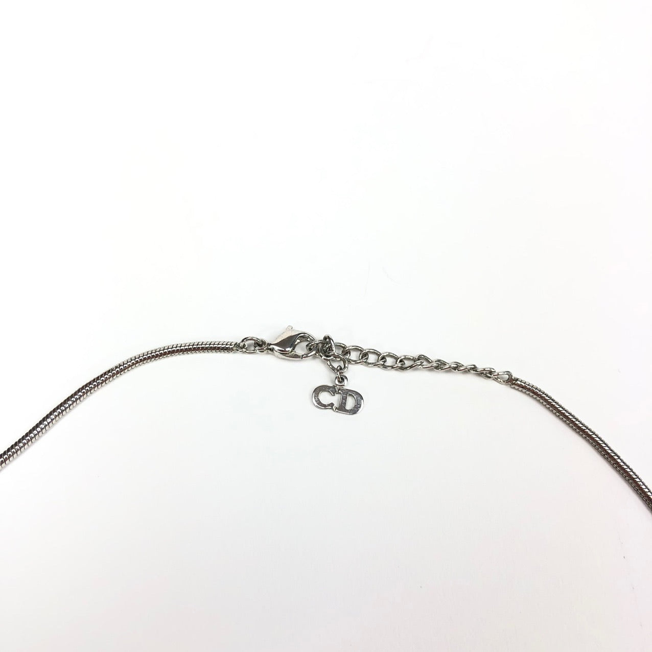 CHRISTIAN DIOR SPELL-OUT NECKLACE