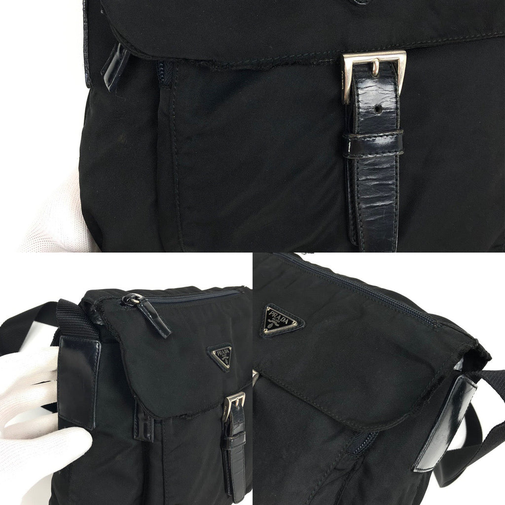 PRADA NYLON BUCKLE CROSSBODY BAG