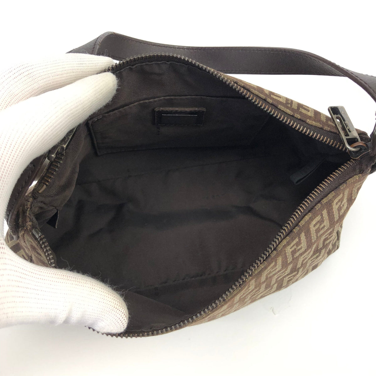 FENDI ZUCCA SHOULDER BAG