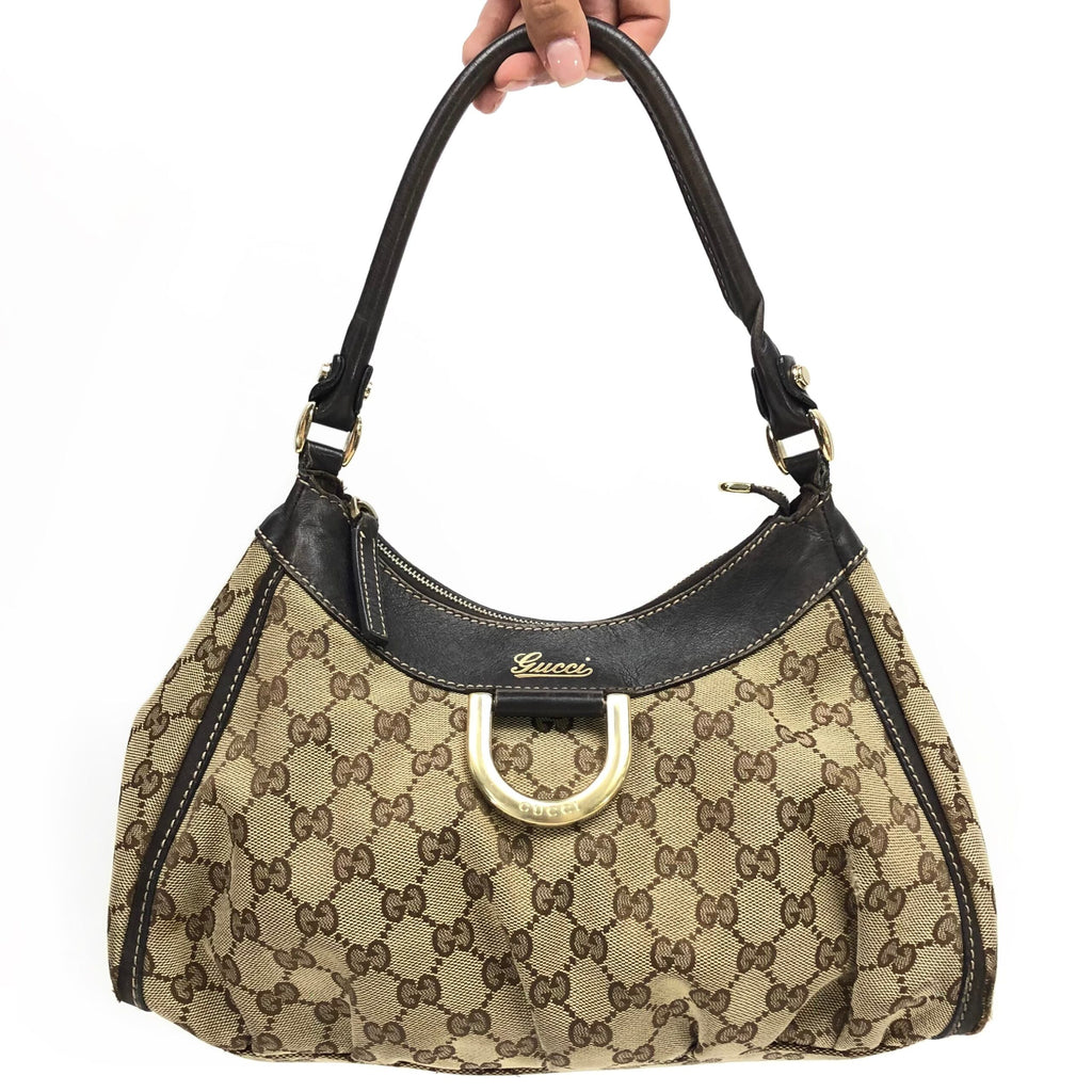 GUCCI MONOGRAM ABBEY SHOULDER BAG