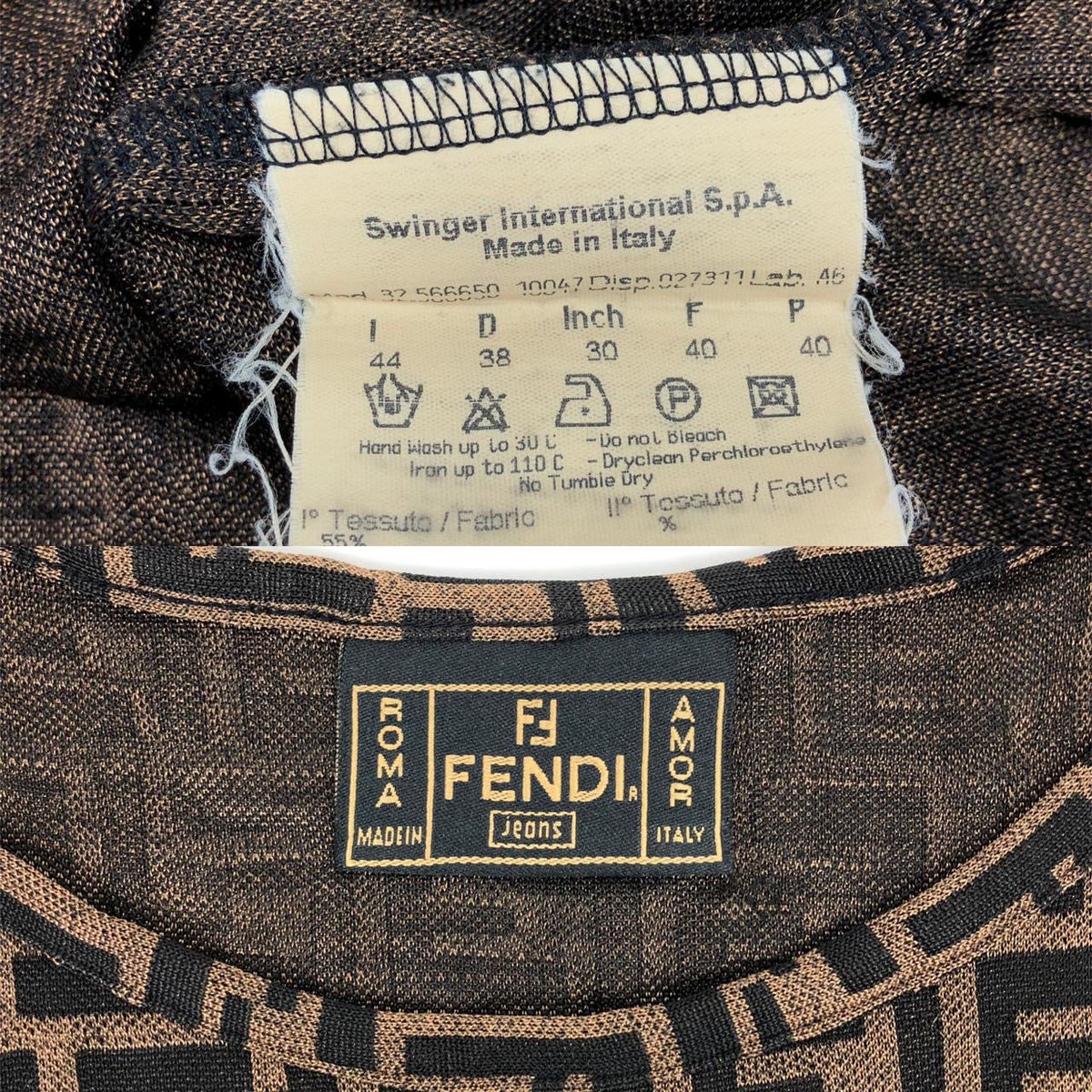 FENDI ZUCCA MAXI DRESS