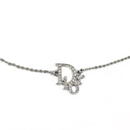 CHRISTIAN DIOR JEWELLED MONOGRAM NECKLACE