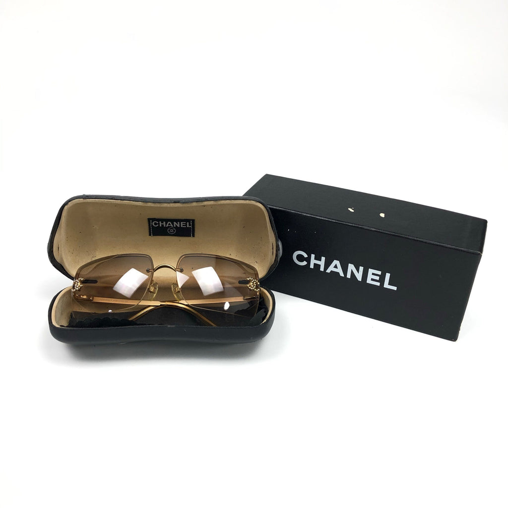 CHANEL RIMLESS SUNGLASSES