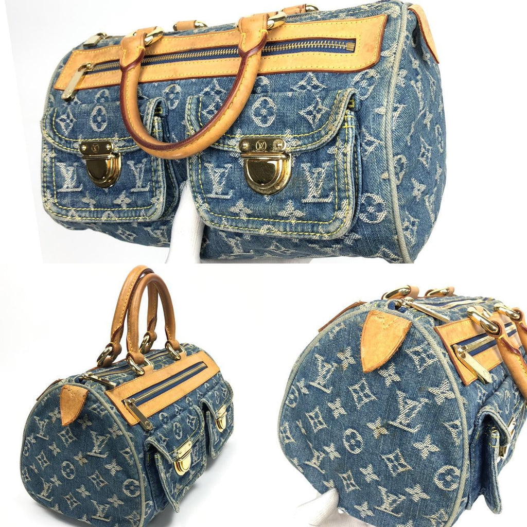 LOUIS VUITTON NEO SPEEDY DENIM BAG