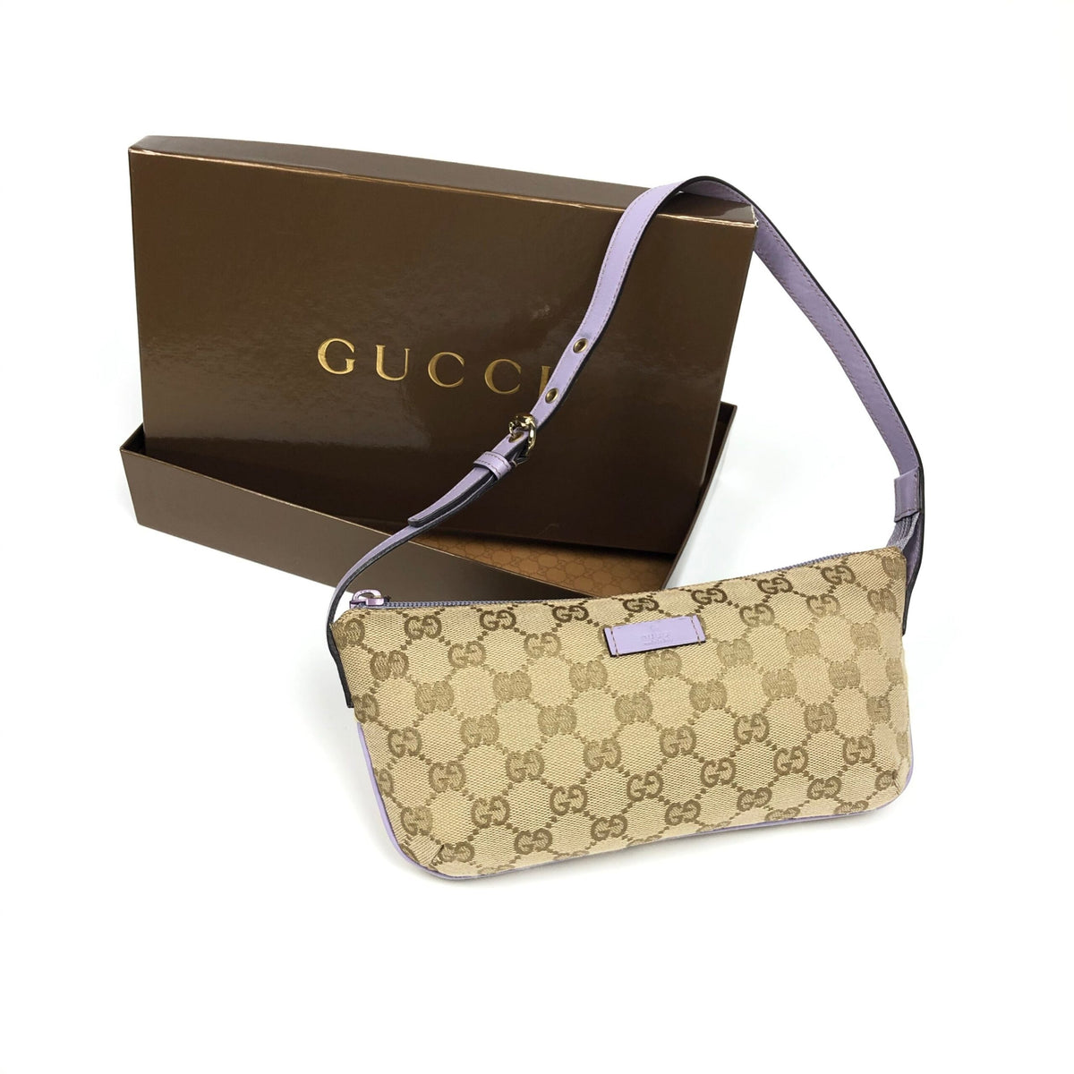 GUCCI MONOGRAM SHOULDER BAG