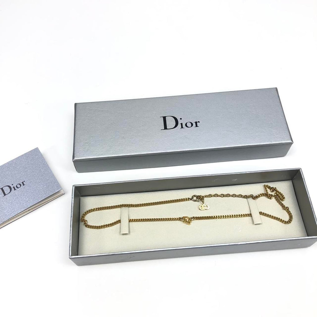 CHRISTIAN DIOR MONOGRAM NECKLACE