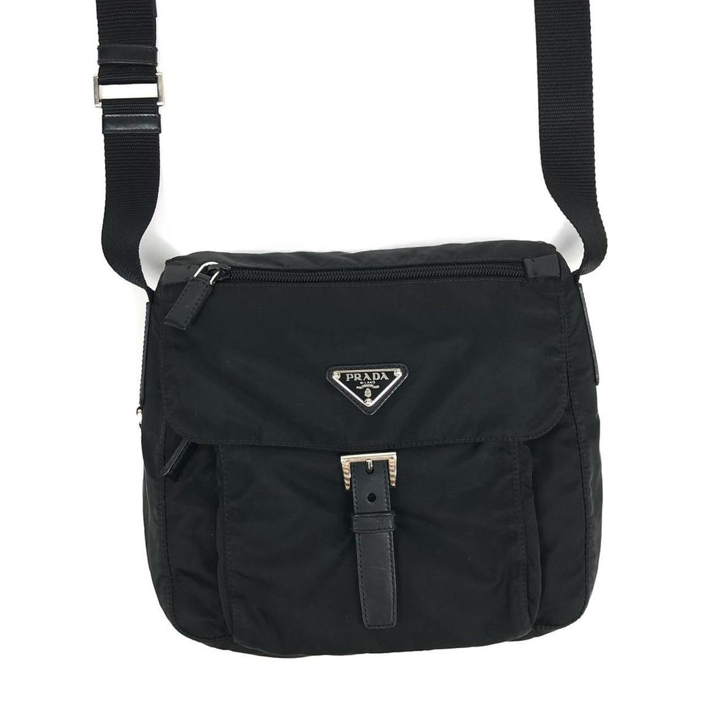 PRADA NYLON BUCKLE CROSSBODY BAG
