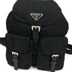 PRADA NYLON DOUBLE BUCKLE BACKPACK
