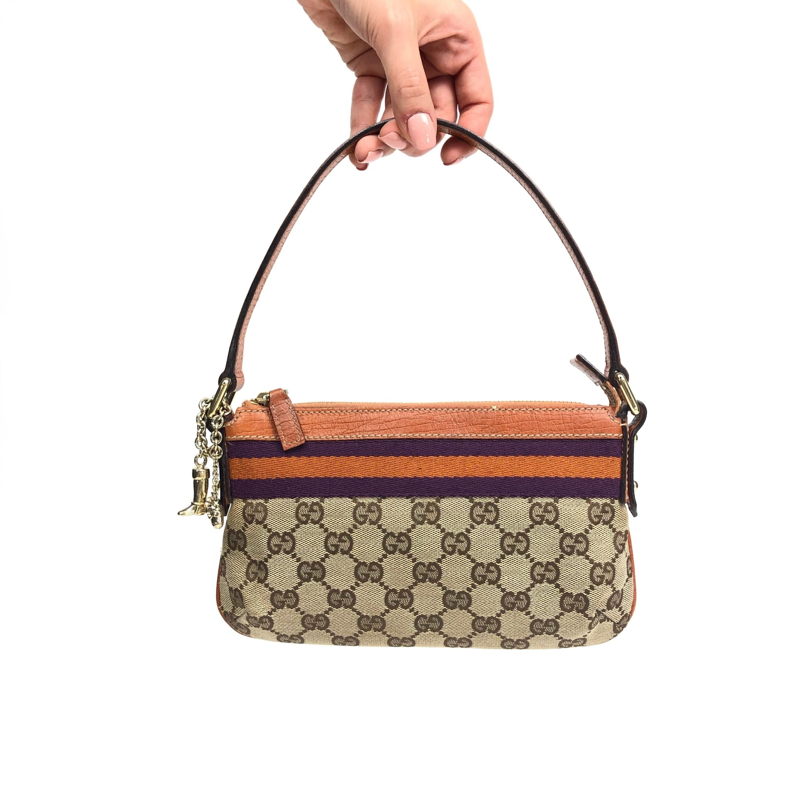 GUCCI MONOGRAM SHOULDER BAG