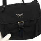 PRADA NYLON BUCKLE CROSSBODY BAG