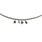 CHRISTIAN DIOR SPELL-OUT NECKLACE